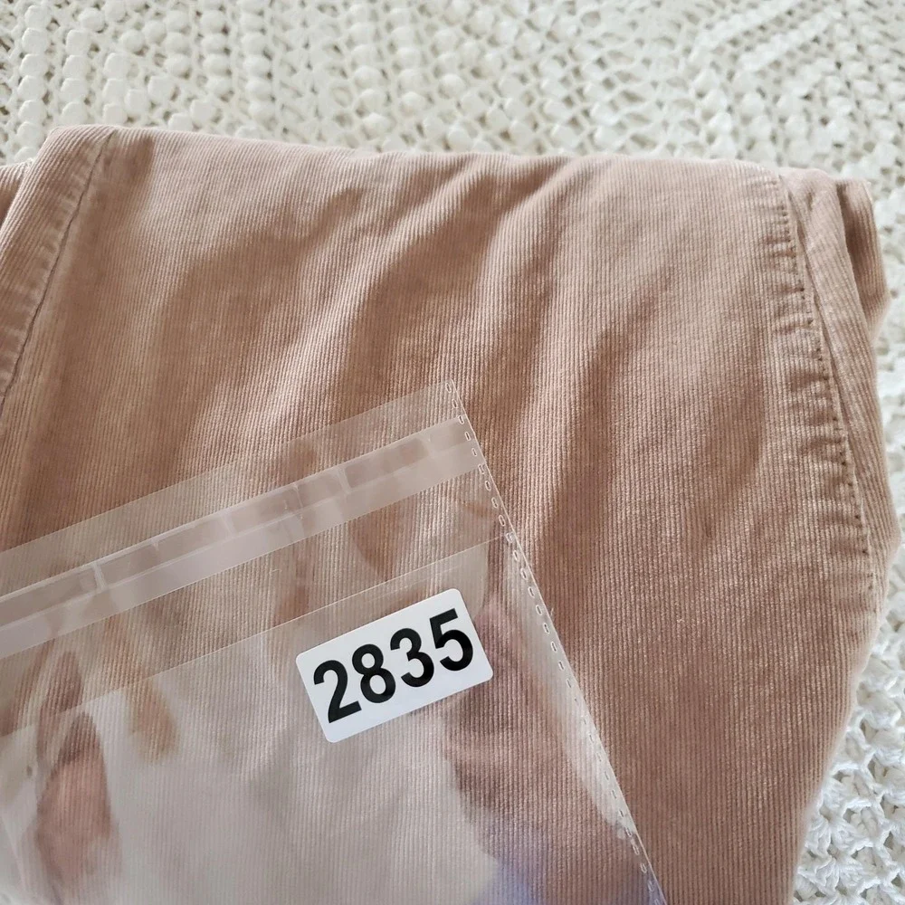 Free People Pants Jayde Women 29 Beige Corduroy Flare High Rise Boho‎ Festival